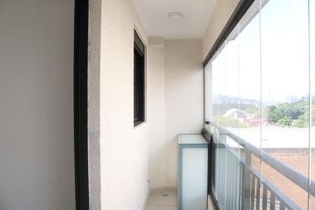 Varanda da Sala de apartamento à venda com 1 quarto, 31m² em Perdizes, São Paulo