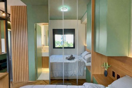 Studio para alugar com 26m², 1 quarto e sem vagaQuarto