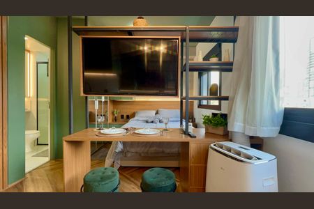 Studio para alugar com 26m², 1 quarto e sem vagaSala