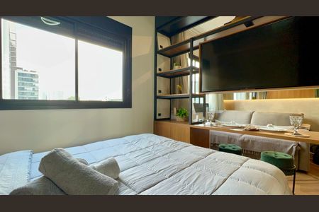 Studio para alugar com 26m², 1 quarto e sem vagaQuarto
