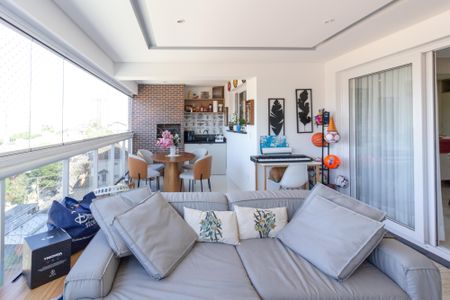 Varanda gourmet de apartamento à venda com 3 quartos, 163m² em Vila Rosalia, Guarulhos