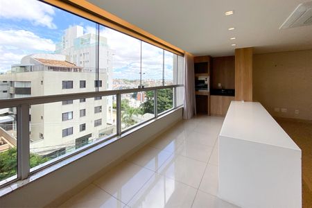 Varnada da Sala de apartamento para alugar com 4 quartos, 147m² em Buritis, Belo Horizonte