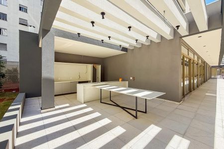 Studio à venda com 33m², 1 quarto e sem vagaChurrasqueira