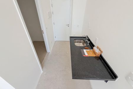 Studio à venda com 33m², 1 quarto e sem vagaCozinha