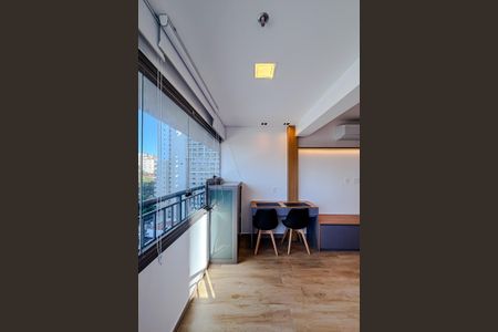 Studio para alugar com 30m², 1 quarto e sem vagaVaranda