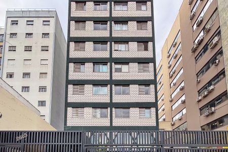 Apartamento à venda com 37m², 1 quarto e 1 vagafachada do predio