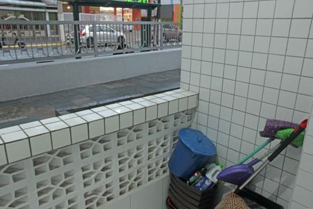 Varanda da Sala de apartamento para alugar com 1 quarto, 36m² em Embaré, Santos