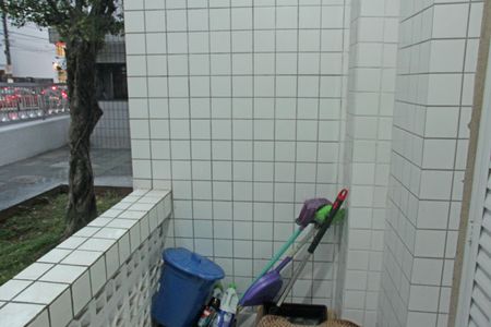 Varanda da Sala de apartamento para alugar com 1 quarto, 36m² em Embaré, Santos