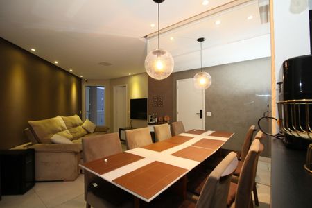 Sala de Jantar de apartamento à venda com 2 quartos, 51m² em Jardim Monte Alegre, Taboão da Serra