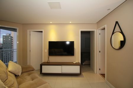 Sala de apartamento à venda com 2 quartos, 51m² em Jardim Monte Alegre, Taboão da Serra