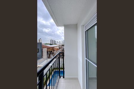 Varanda da Sala de apartamento para alugar com 1 quarto, 27m² em Brás, São Paulo