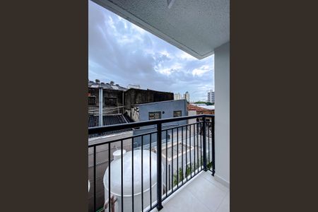 Varanda da Sala de apartamento para alugar com 1 quarto, 27m² em Brás, São Paulo