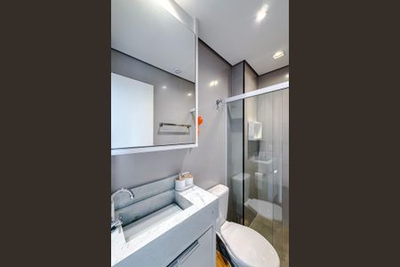 Studio para alugar com 24m², 1 quarto e sem vaga Studio para alugar com 24m², 1 quarto e sem vagaBanheiro