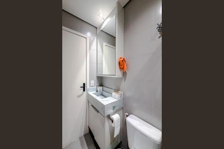Studio para alugar com 24m², 1 quarto e sem vaga Studio para alugar com 24m², 1 quarto e sem vagaBanheiro