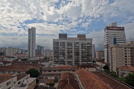 Vista da Varanda da Sala de apartamento para alugar com 3 quartos, 130m² em Gonzaga, Santos