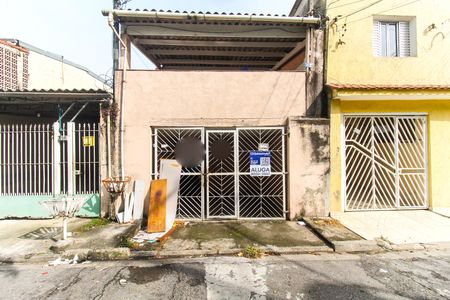 Casa para alugar com 45m², 1 quarto e sem vagaFachada + Placa