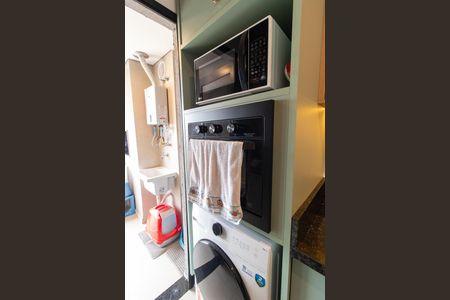 Apartamento para alugar com 57m², 2 quartos e 1 vagaDetalhe da cozinha