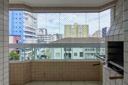 Sacada  de apartamento para alugar com 3 quartos, 113m² em Forte, Praia Grande