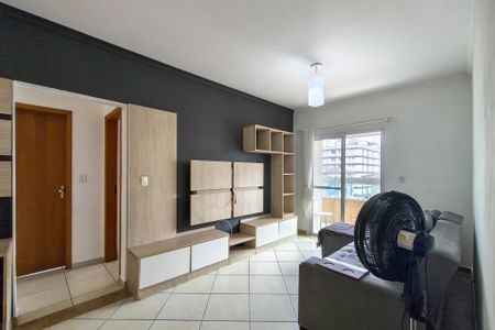 Sala de apartamento para alugar com 3 quartos, 113m² em Forte, Praia Grande