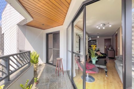 Varanda de apartamento à venda com 4 quartos, 206m² em Chácara Klabin, São Paulo