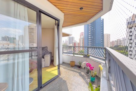 Varanda de apartamento à venda com 4 quartos, 206m² em Chácara Klabin, São Paulo