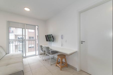Sala de apartamento para alugar com 1 quarto, 27m² em Jardim Caravelas, São Paulo