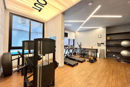 Apartamento para alugar com 28m², 1 quarto e sem vaga Apartamento para alugar com 28m², 1 quarto e sem vagaAcademia