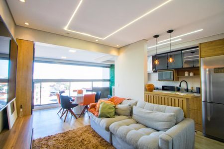 Sala de apartamento para alugar com 2 quartos, 68m² em Vila Gilda, Santo André