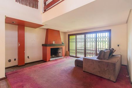 Sala de casa à venda com 4 quartos, 390m² em Cristal, Porto Alegre
