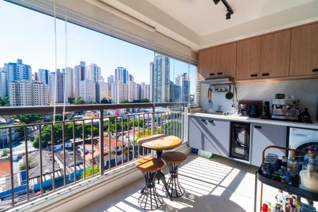 Sacada da Sala de apartamento à venda com 2 quartos, 61m² em Vila Santa Catarina, São Paulo