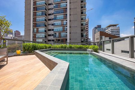 Studio para alugar com 31m², 1 quarto e 1 vagaPiscina