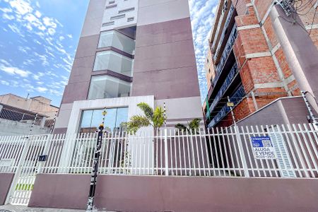 Apartamento para alugar com 30m², 1 quarto e sem vagaFachada com Plaquinha