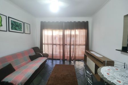 Sala de apartamento para alugar com 2 quartos, 66m² em Vila Julia, Guarujá