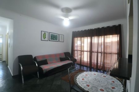 Sala de apartamento para alugar com 2 quartos, 66m² em Vila Julia, Guarujá