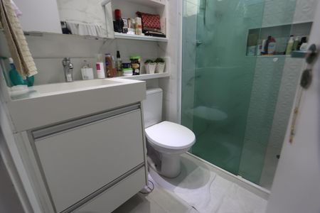 Banheiro da Suíte de apartamento à venda com 3 quartos, 70m² em Vila Prudente, São Paulo