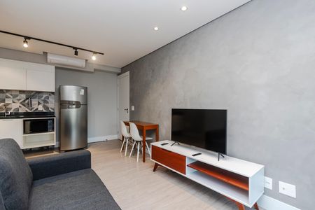 Sala de apartamento para alugar com 1 quarto, 41m² em Santo Amaro, São Paulo