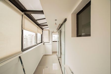 Studio à venda com 45m², 1 quarto e 1 vagaVaranda