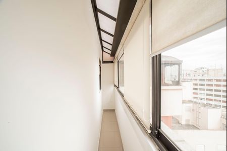 Studio à venda com 45m², 1 quarto e 1 vagaVaranda