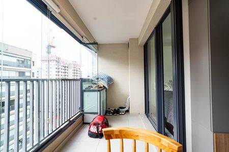 Varanda de apartamento à venda com 1 quarto, 43m² em Consolação, São Paulo