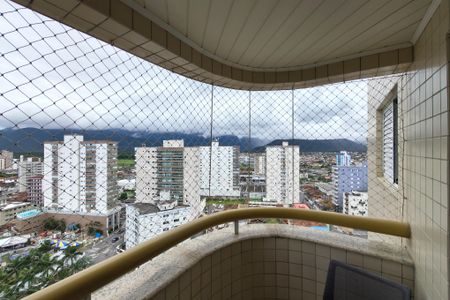 Sacada de apartamento para alugar com 1 quarto, 50m² em Vila Caiçara, Praia Grande