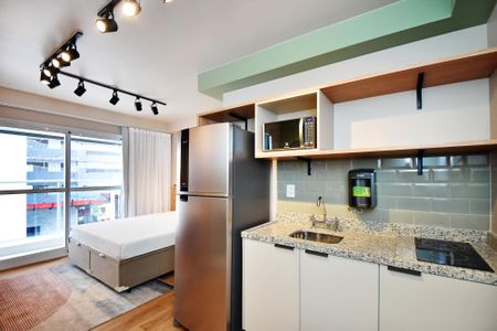 Studio à venda com 25m², 1 quarto e sem vaga Studio à venda com 25m², 1 quarto e sem vagacozinha