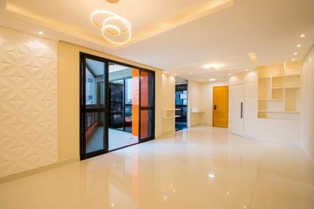 Sala de estar de apartamento para alugar com 3 quartos, 180m² em Vila Valparaíso, Santo André