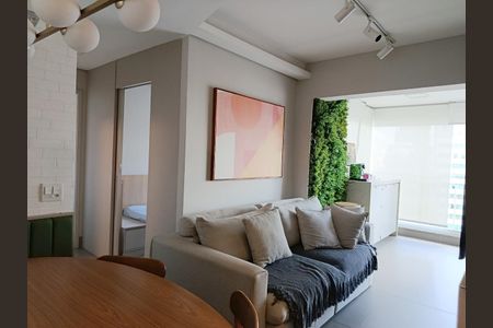 Sala de apartamento para alugar com 2 quartos, 57m² em Pinheiros, São Paulo