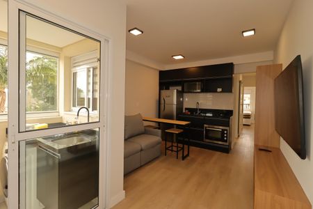 Sala de apartamento para alugar com 2 quartos, 43m² em Campestre, Santo André