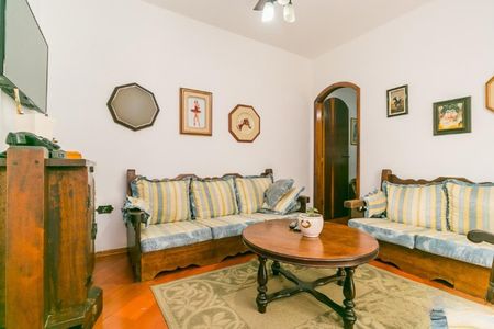 Sala de casa para alugar com 2 quartos, 122m² em Jardim Stella, Santo André