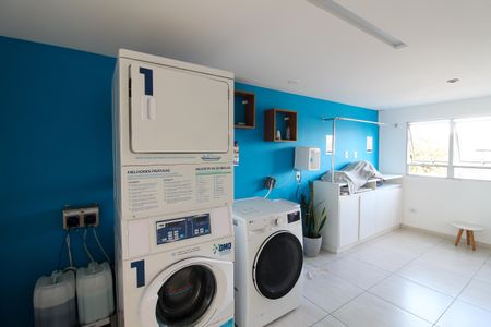 Studio para alugar com 29m², 1 quarto e 1 vagaLavanderia