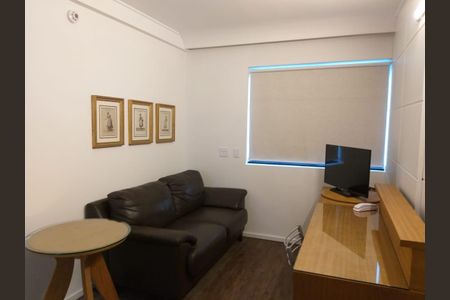 Sala de apartamento à venda com 1 quarto, 48m² em Indianópolis, São Paulo