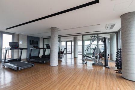 Apartamento para alugar com 24m², 1 quarto e sem vaga Apartamento para alugar com 24m², 1 quarto e sem vagaAcademia