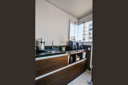 Varanda da Sala de apartamento à venda com 2 quartos, 63m² em Centro, Santo André