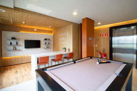 Apartamento à venda com 41m², 1 quarto e sem vaga Apartamento à venda com 41m², 1 quarto e sem vagaSalão de jogos